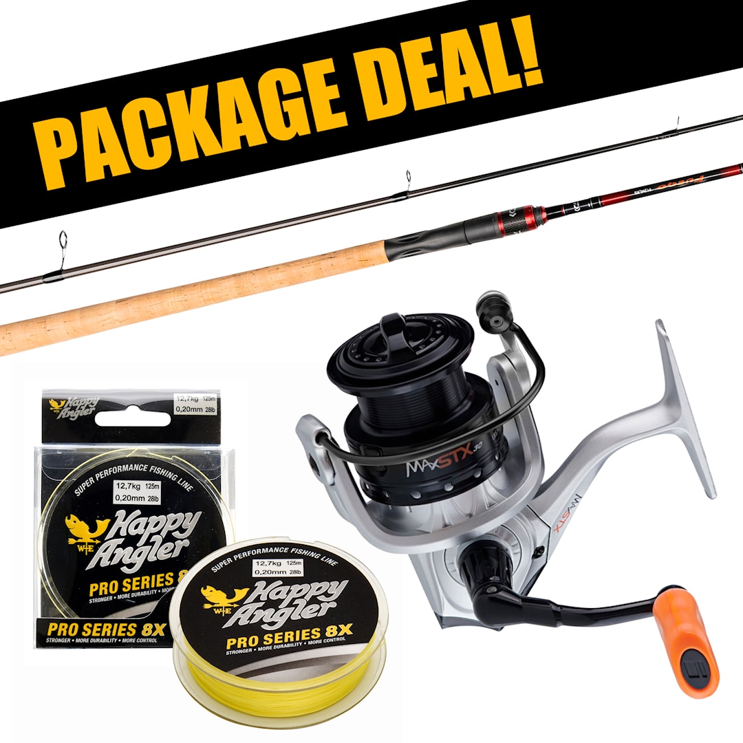 Daiwa Fuego 8´6 + Abu Garcia Max STX haspelset med flätlina - Daiwa
