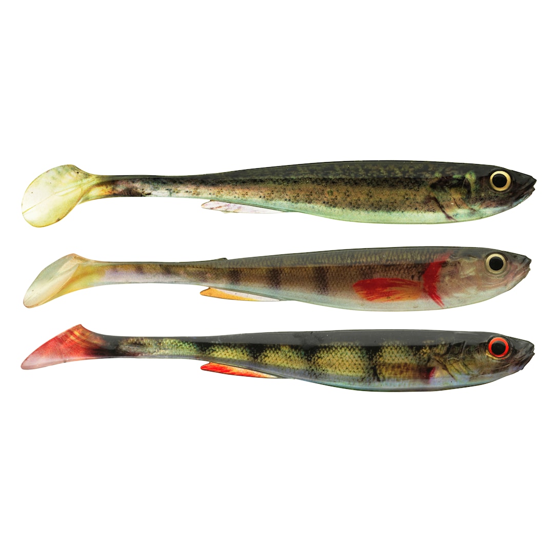 Daiwa Prorex Real Slim Shad Y Live 7,5 cm jiggsortiment 5 st/pkt - Daiwa
