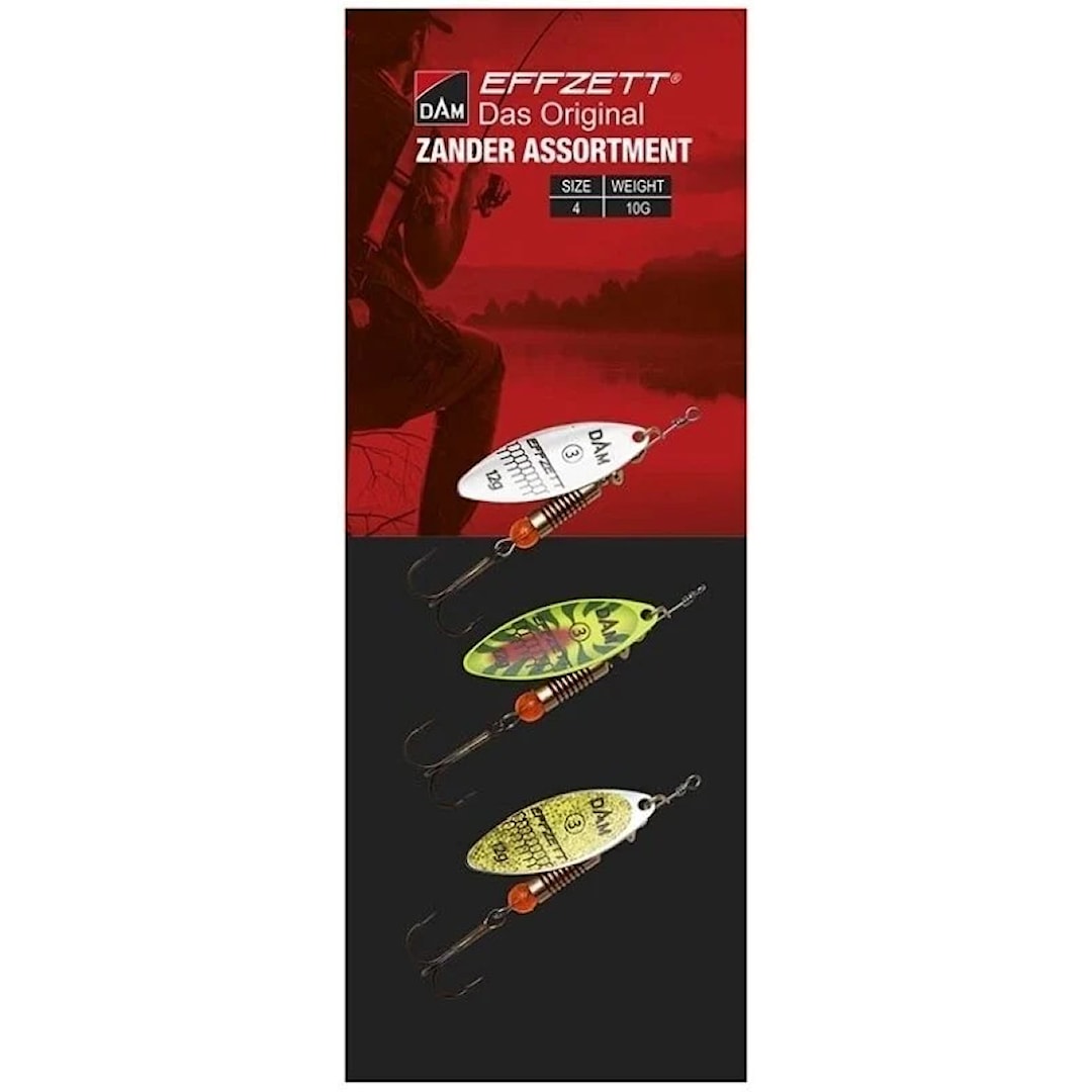 DAM Zander 12 g spinnarset 3 st/pkt - DAM