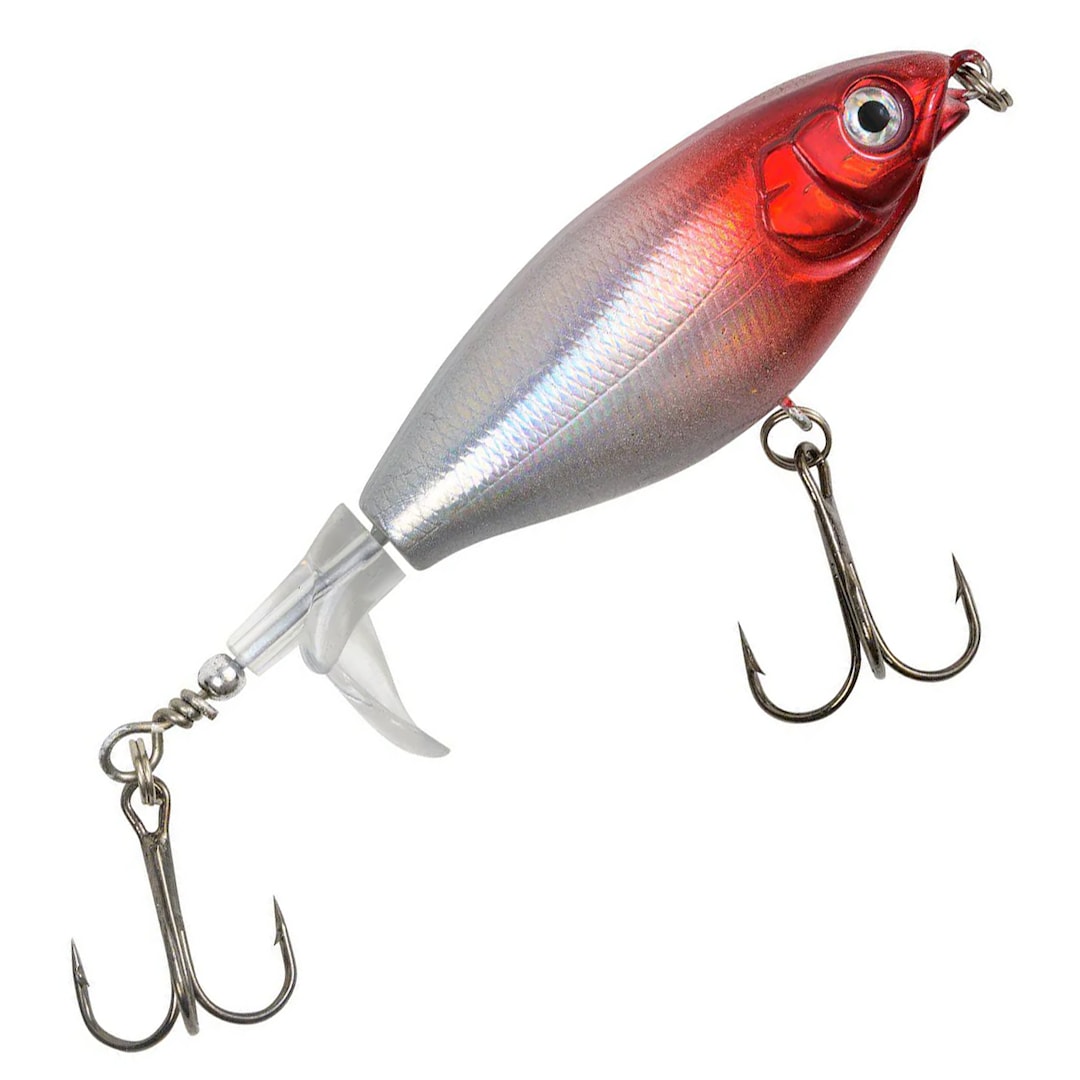 Fladen Conrad TopWater Splasher 8 cm Red Silver - Fladen