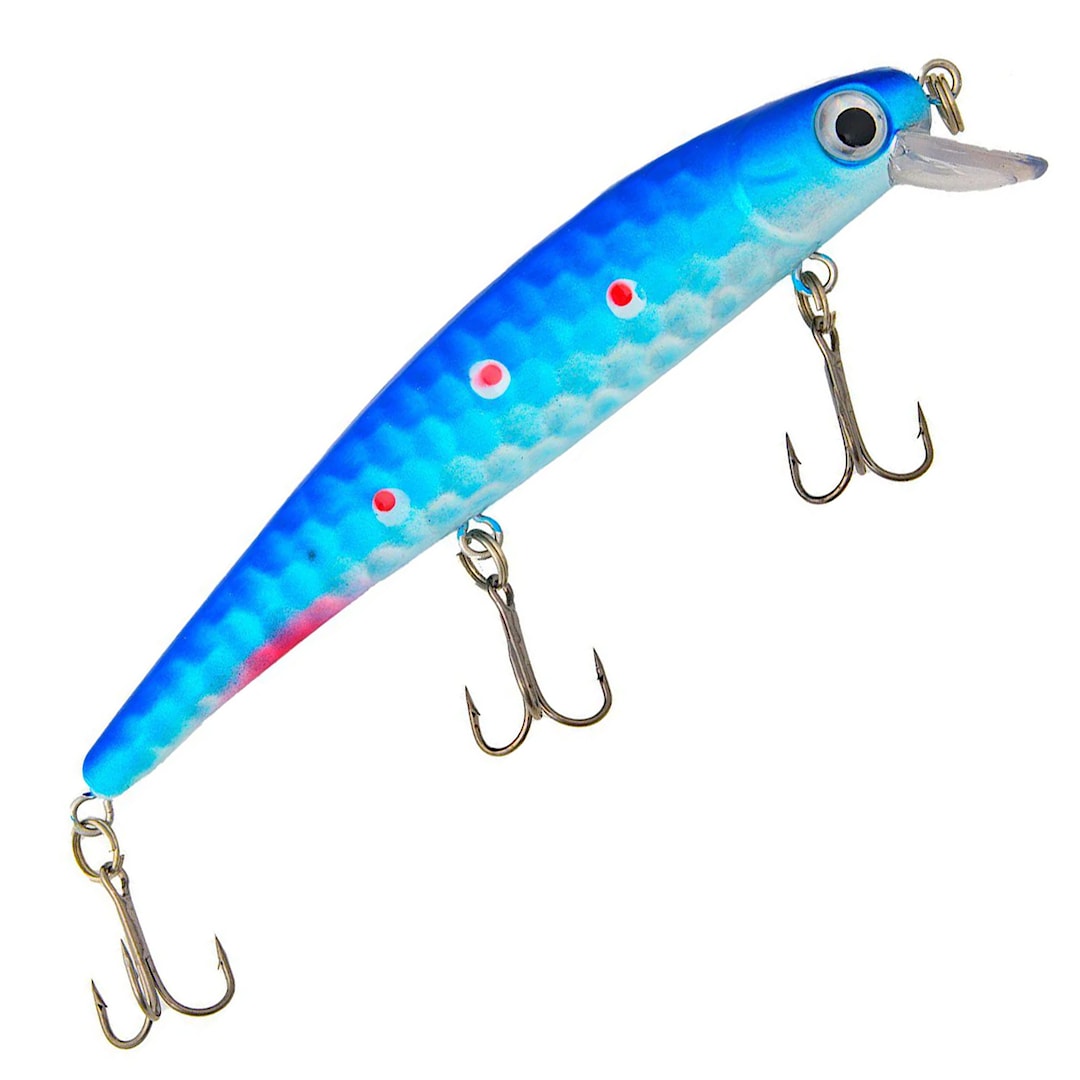 Fladen Dalton 12 cm wobbler Blue Red Dots - Fladen