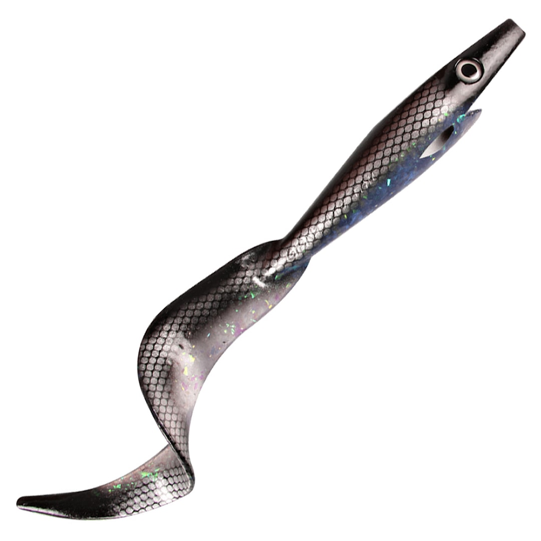 Giant Pig Tail 40 cm fiskjigg Midnight Shiner - The Pig