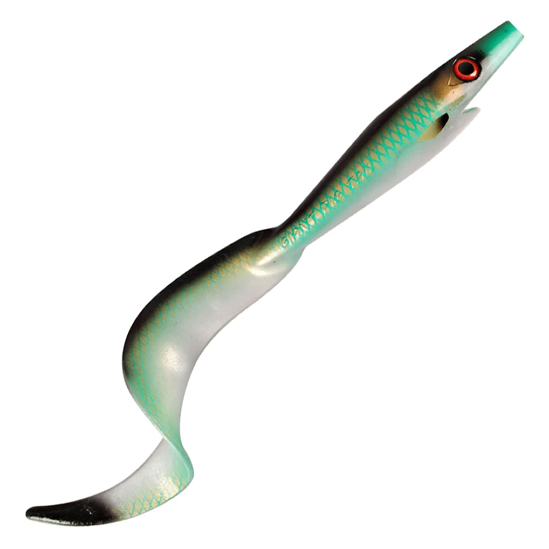 Giant Pig Tail 40 cm fiskjigg Golden Eye - The Pig