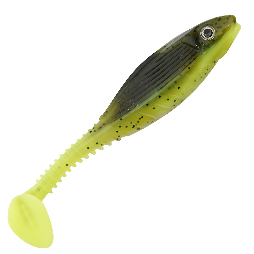 Gunki Grubby Shad 6 cm jigg 10 st/pkt Solid Brown Chart - Gunki