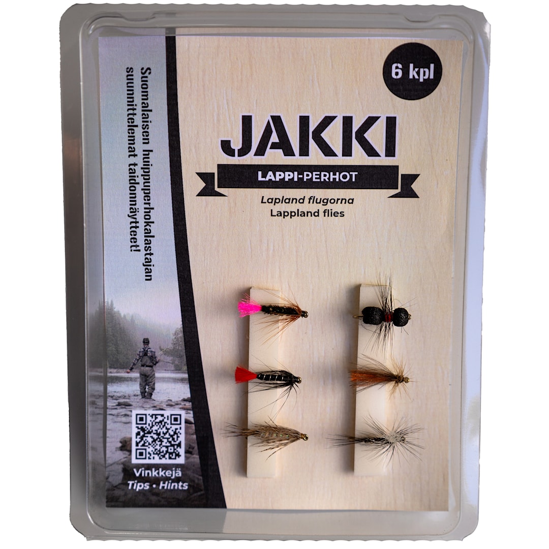Jakki Lappi flugsortiment 6 st/pkt - Jakki