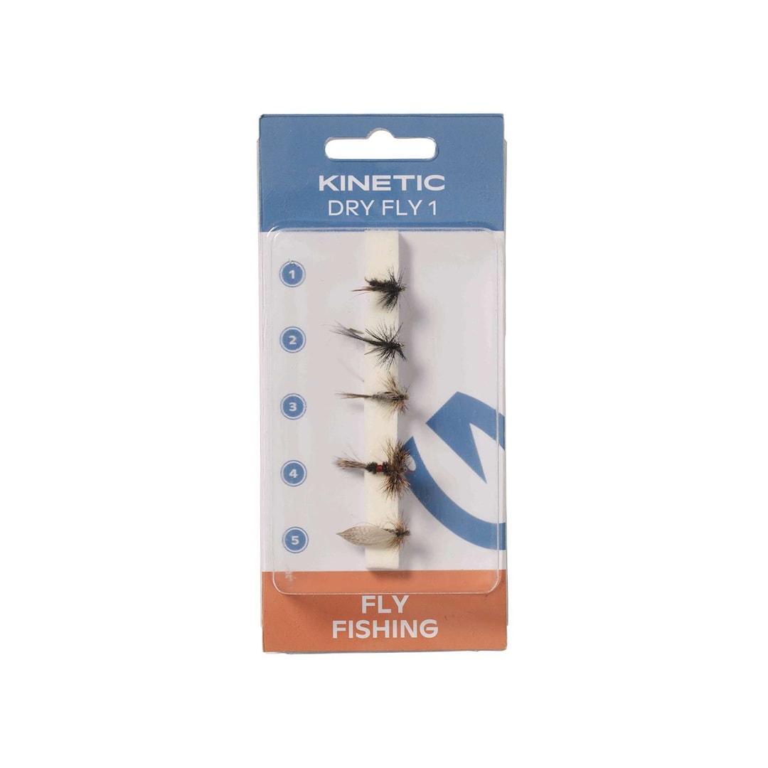 Kinetic Dry Flies flugsortiment 5 st/pkt - Kinetic
