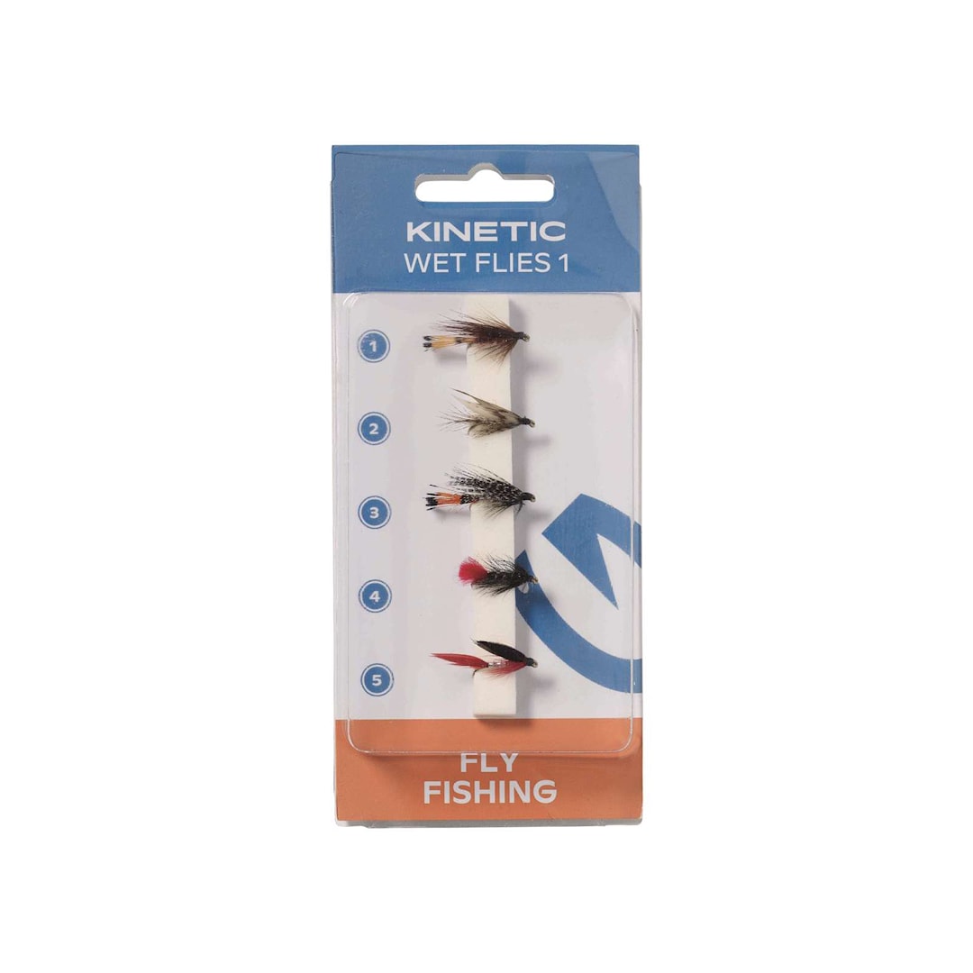 Kinetic Wet Flies flugsortiment 5 st/pkt - Kinetic
