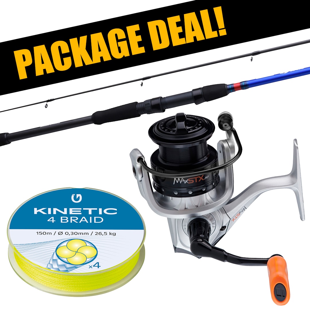 Patriot Beater Pike + Abu Garcia Max STX haspelset med flätlina - Patriot
