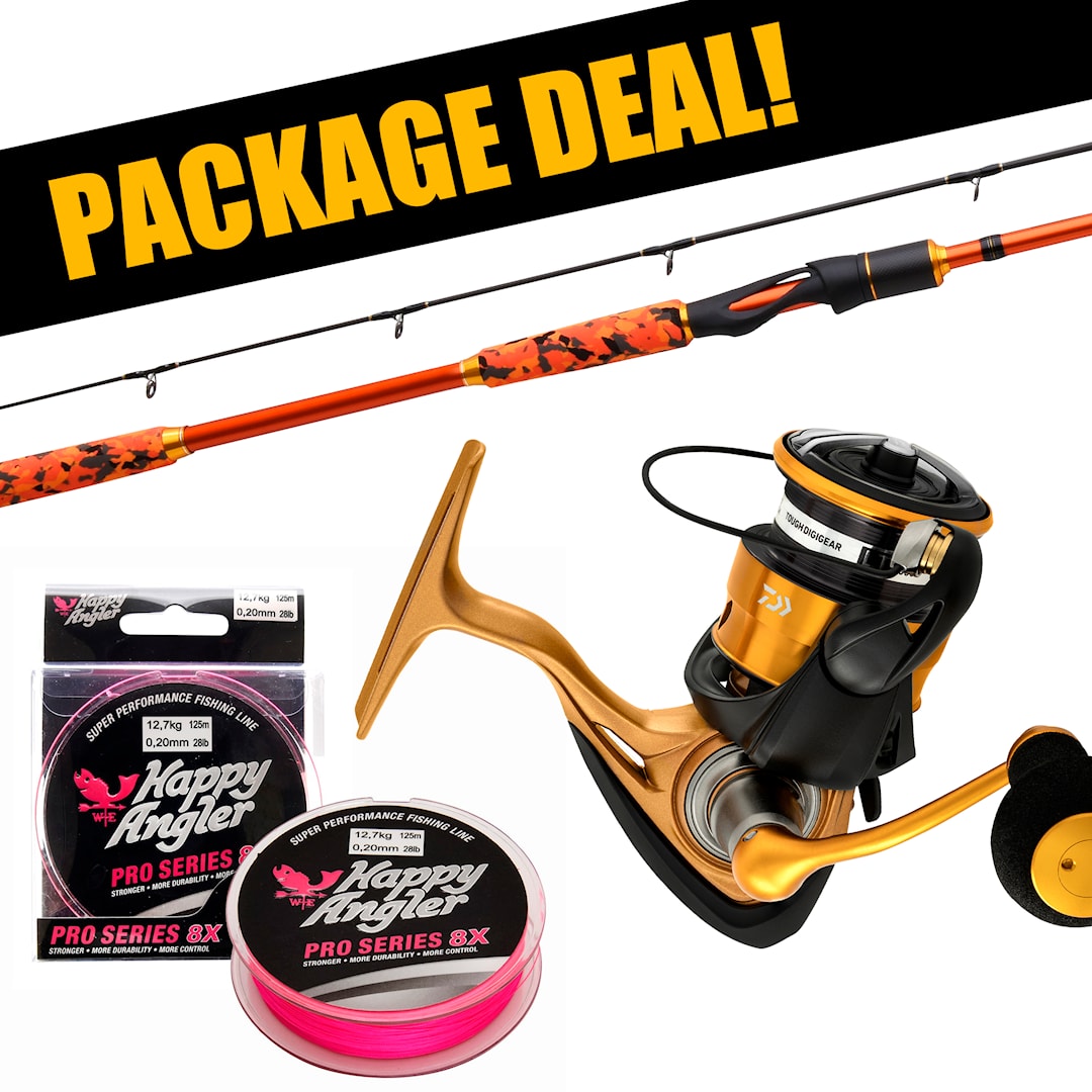 Patriot Fireball Xtreme Pike + Daiwa 23 Aird LT haspelset med flätlina - Patriot