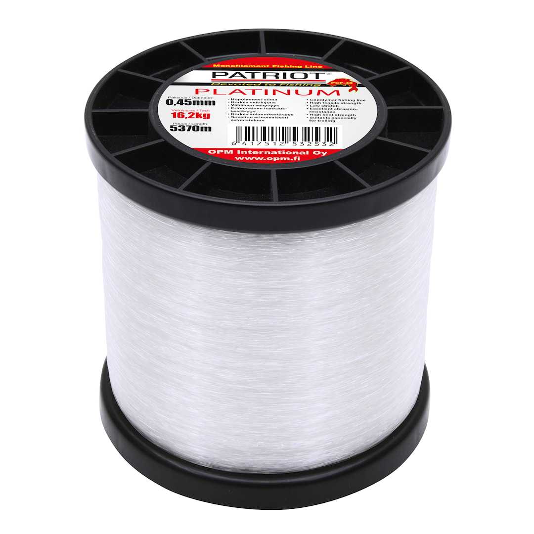 Patriot Platinum nylonlina 0,45mm 16,20kg 5370m - Patriot