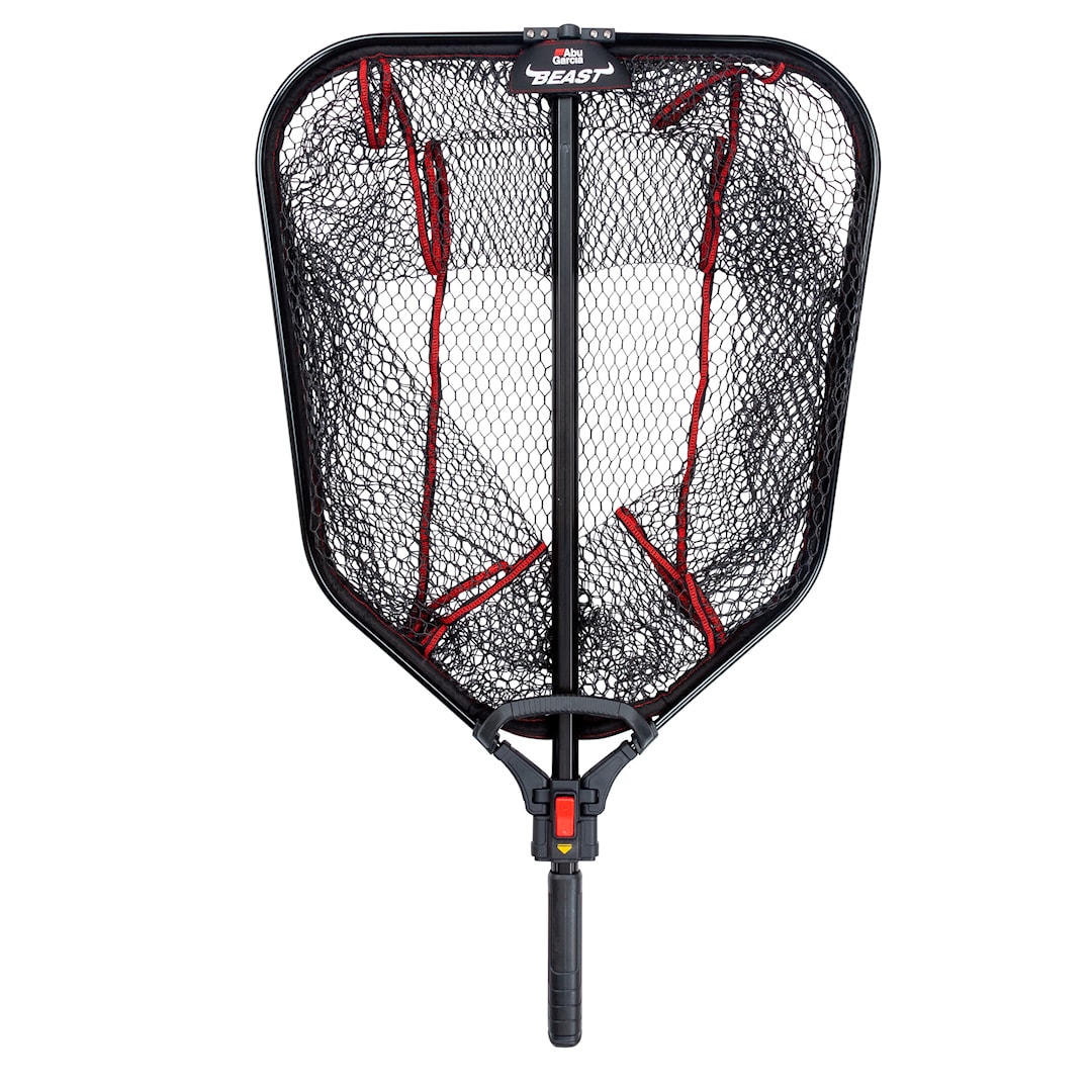 Abu Garcia Beast fällbar håv med gumminät 80 x 70 cm - Abu Garcia