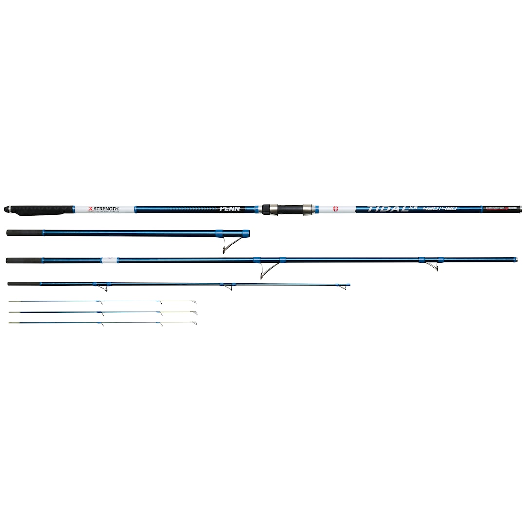 Penn Tidal XR Hybrid Tip Lowrider haspelspö 420-480 cm 100-250 g 3+1-delat - Penn