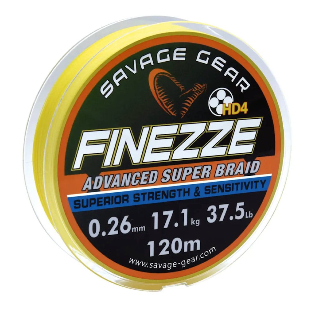 Savage Gear Finezze HD4 120 m flätlina 0,33 mm - Savage Gear