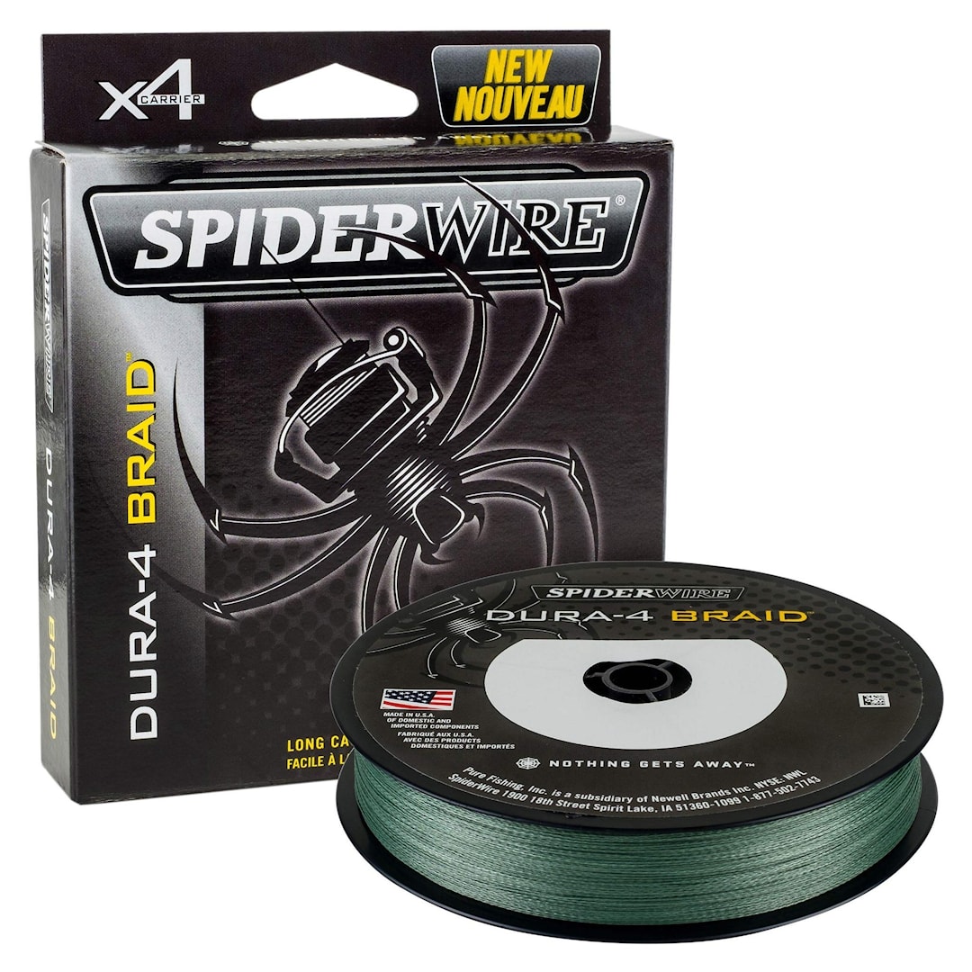 Spiderwire Dura 4 Moss Green 1800 m flätlina 0,12 mm - Spiderwire