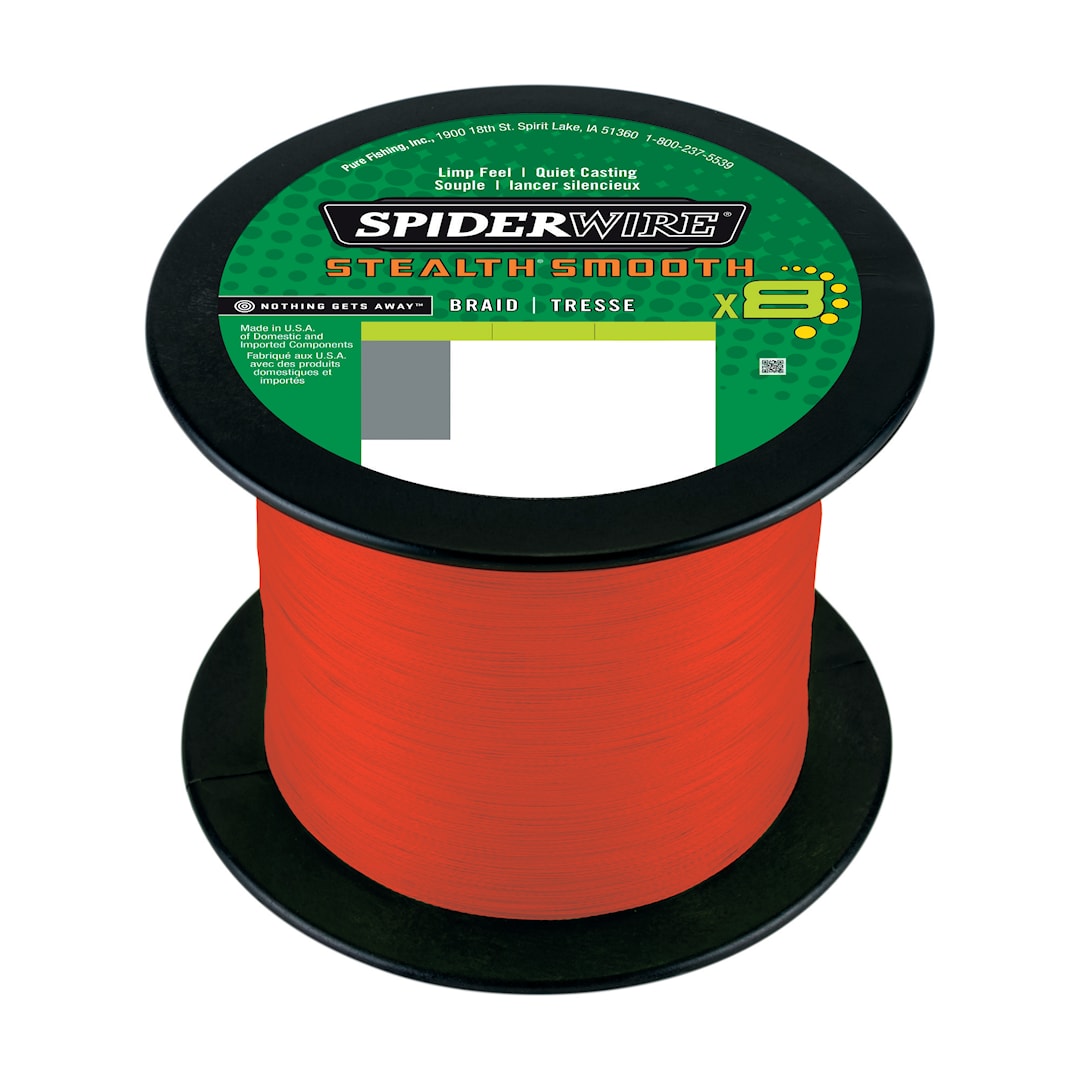Spiderwire Smooth 8 röd 2000 m - Spiderwire