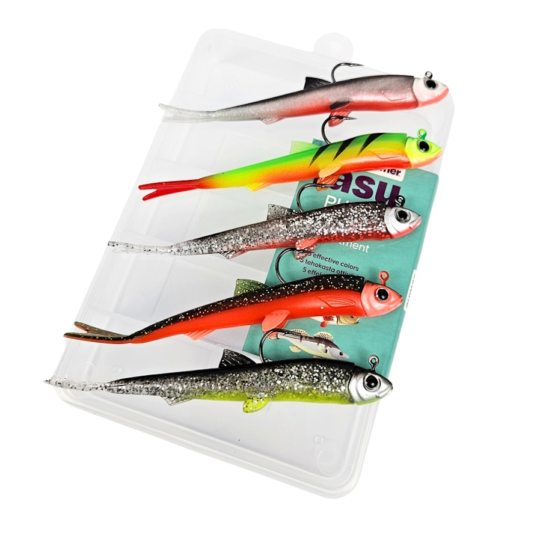 Jasu Puru 10 cm jiggsortiment 5 st/pkt - Jasu