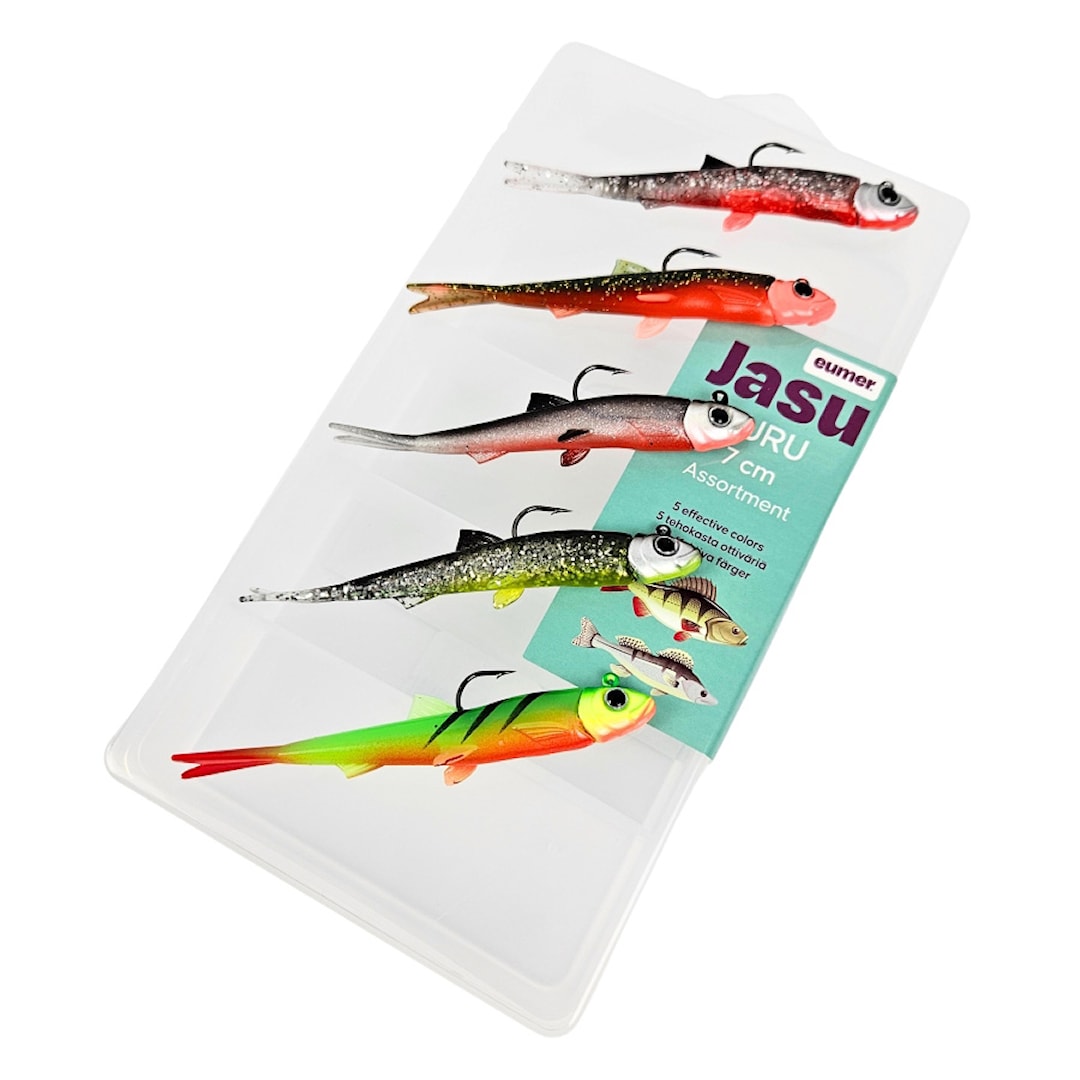 Jasu Puru 7 cm jiggsortiment 5 st/pkt - Jasu