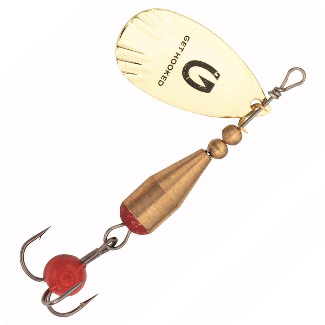 Kinetic Droopy 8 g spinnare Gold UV - Kinetic