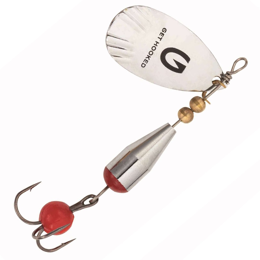 Kinetic Droopy 8 g spinnare Silver UV - Kinetic