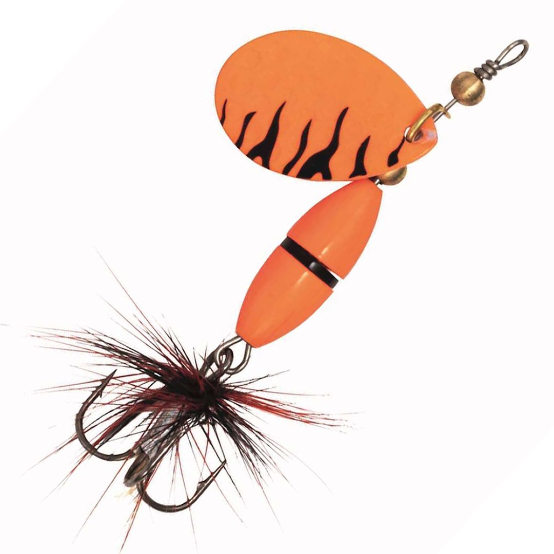Kinetic Fizz 10 g spinnare Orange Black Ribbon UV - Kinetic