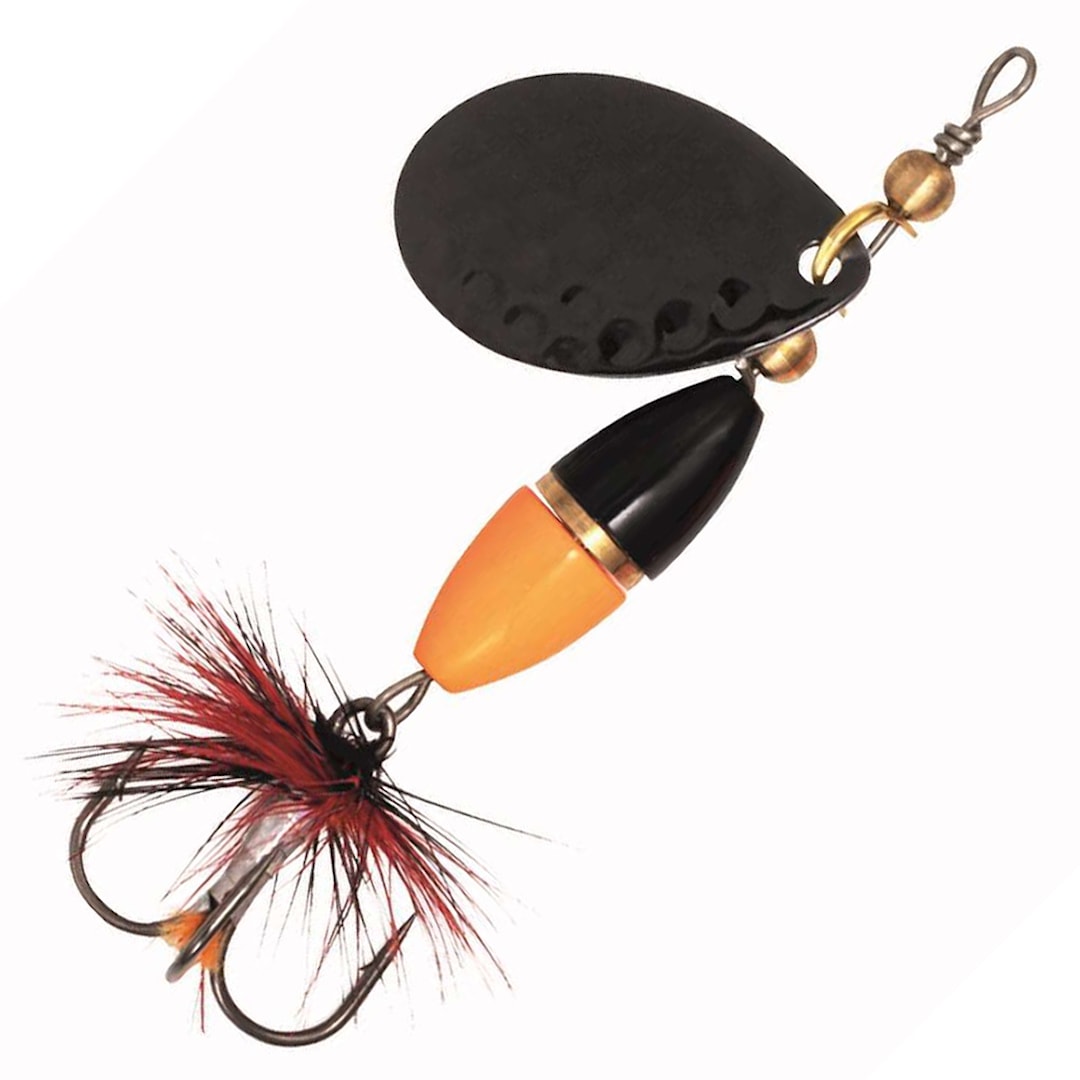Kinetic Fizz 10 g spinnare Black Orange Gold Ribbon UV - Kinetic