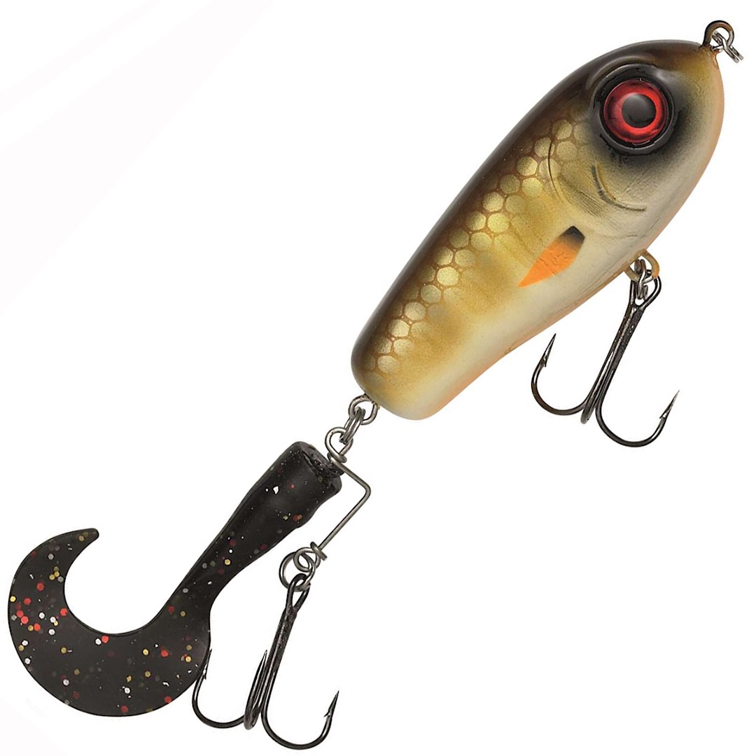 Kinetic Humpy Dumpy jerkbait Muddy Gold UV - Kinetic