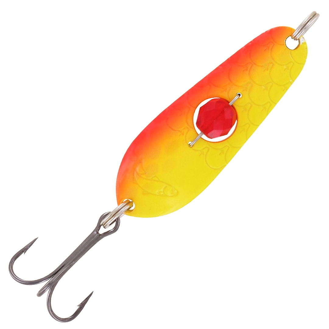 Kuusamo Räsänen Helmi 5 cm 14 g skeddrag Hehkubanaani-B UV - Kuusamon Uistin