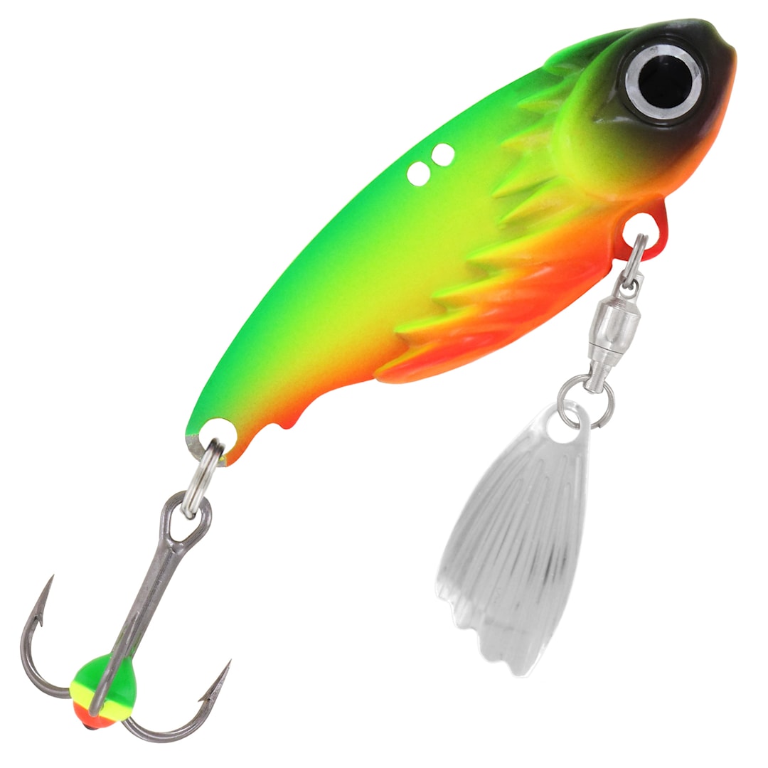 Kuusamo Vilkas 13 g blade bait Papukaija UV - Kuusamon Uistin