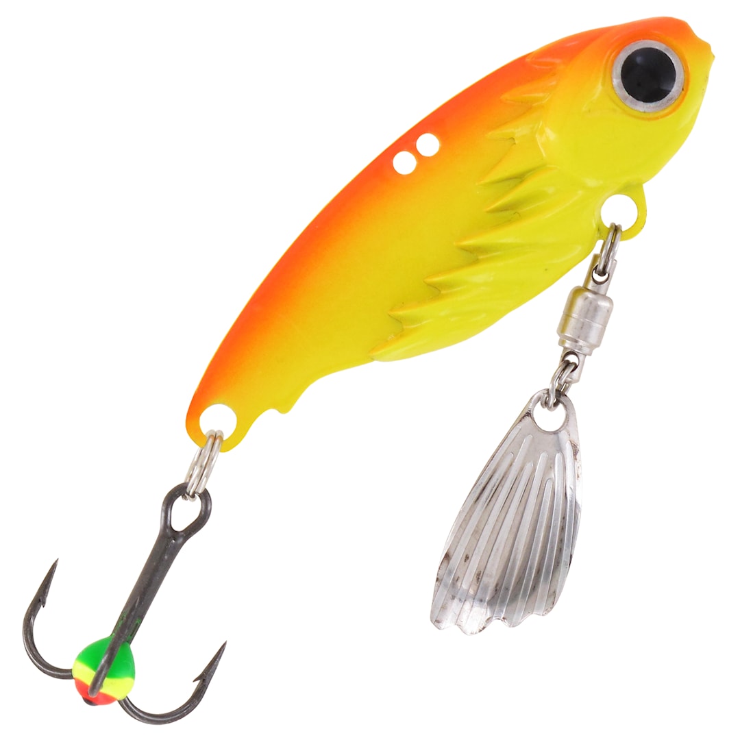 Kuusamo Vilkas 13 g blade bait Hehkubanaani UV - Kuusamon Uistin