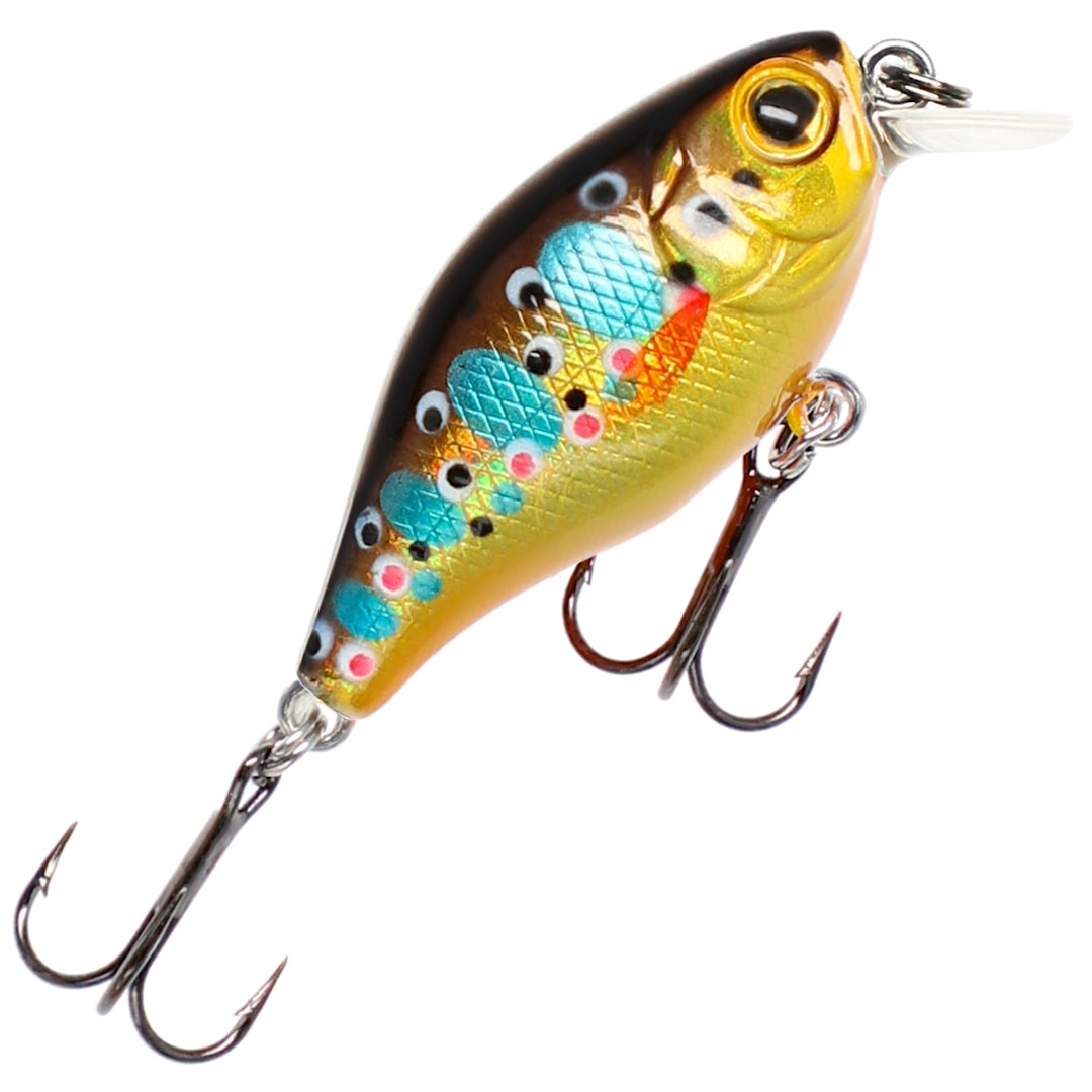 Mikado Fishunter Bold Head 4 cm wobbler Brown Trout - Mikado