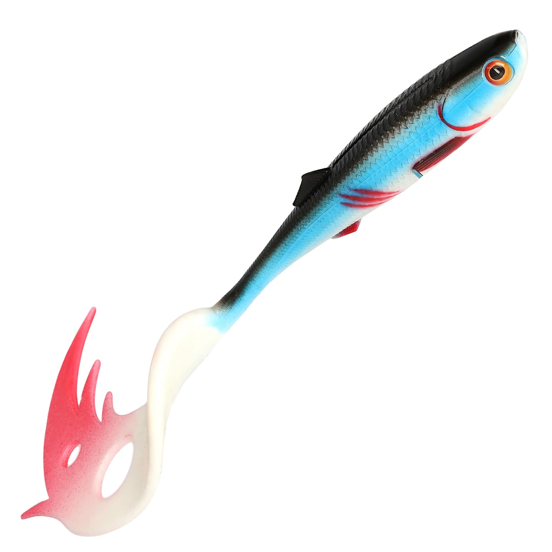 Mikado Sicario Pike Tail 24 cm jigg Bleeding Blue - Mikado