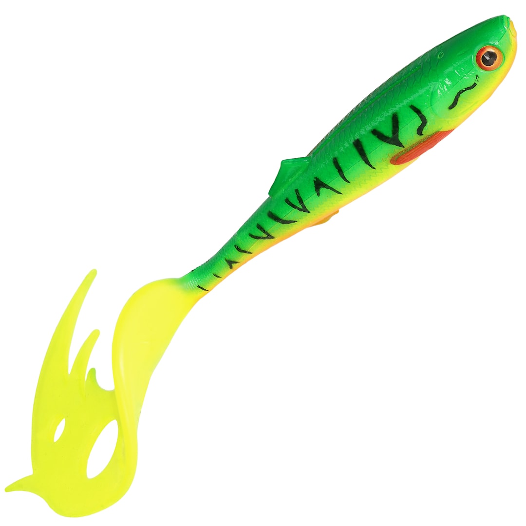 Mikado Sicario Pike Tail 24 cm jigg Fire Tiger - Mikado