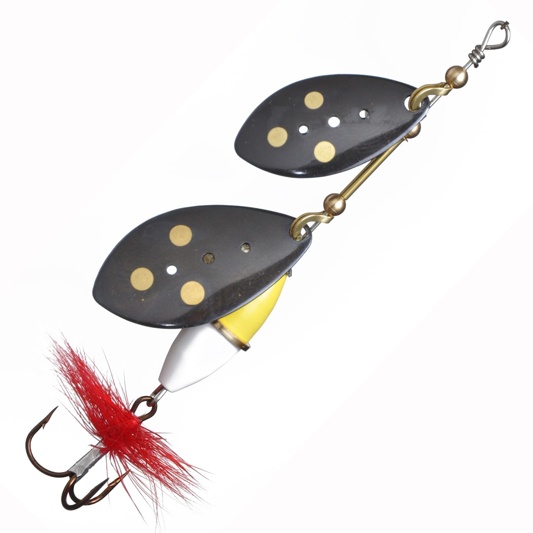Myran Wipp Dubbel 9 g spinnare Black - Myran