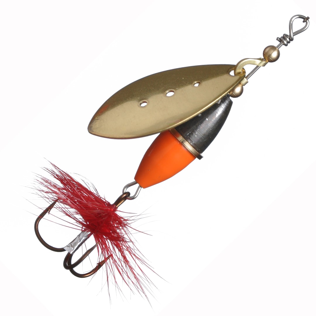 Myran Wipp Orange-Svart 15 g spinnare Gold - Myran
