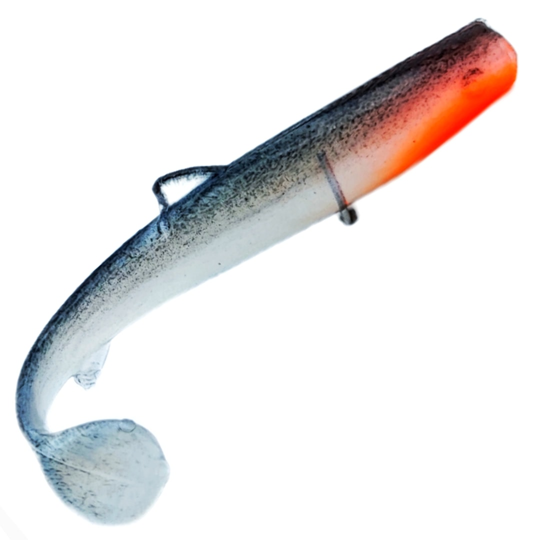 Orka Small Fish Paddle Tail 7 cm jigg 4 st/pkt WB - Orka