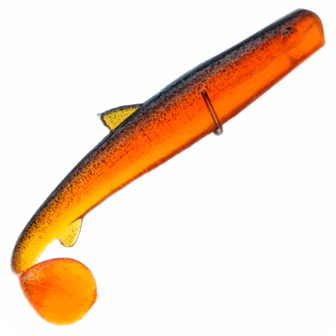 Orka Small Fish Paddle Tail 7 cm jigg 4 st/pkt OB - Orka