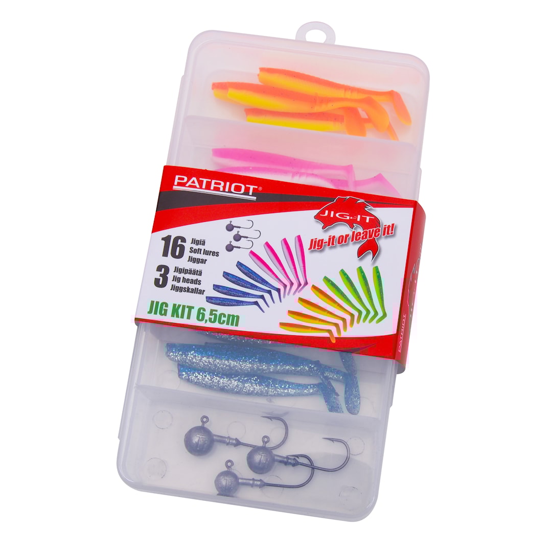 Patriot Jig-It 6,5 cm jiggsortiment 16+3 st/pkt - Patriot