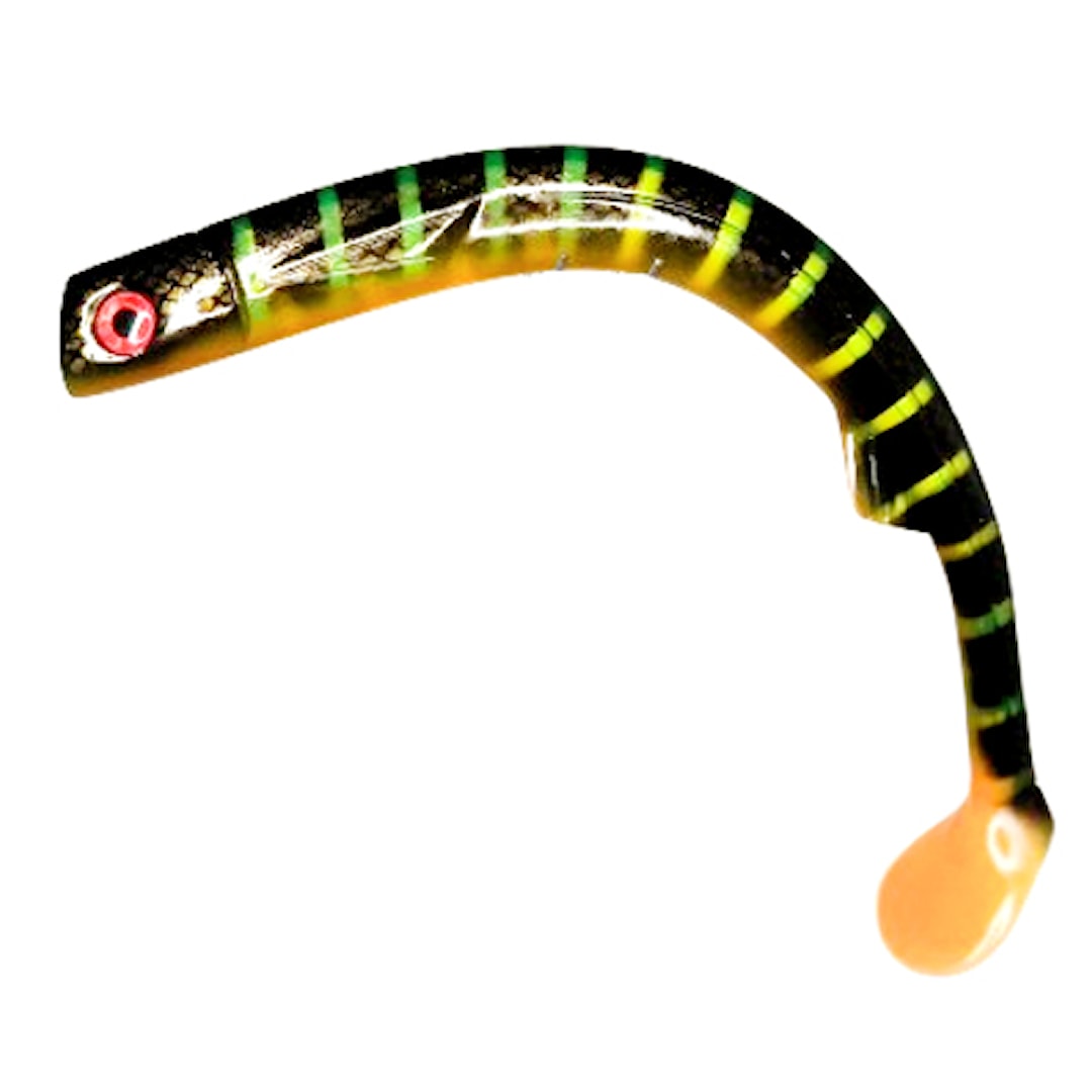 Polarbite Beta Shad 30 cm UV Transparent Black Pike - Polarbite