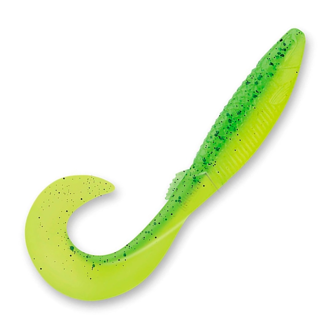 Rapala CrushCity The Curl 7,5 cm jigg 4 st/pkt Lime Chartreuse - Rapala