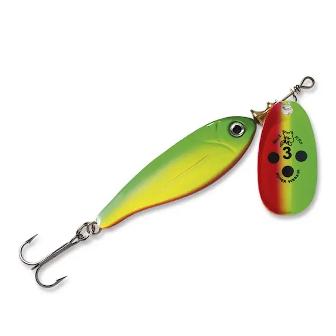 Blue Fox Minnow Super Vibrax 18 g spinnare GYR - Blue Fox