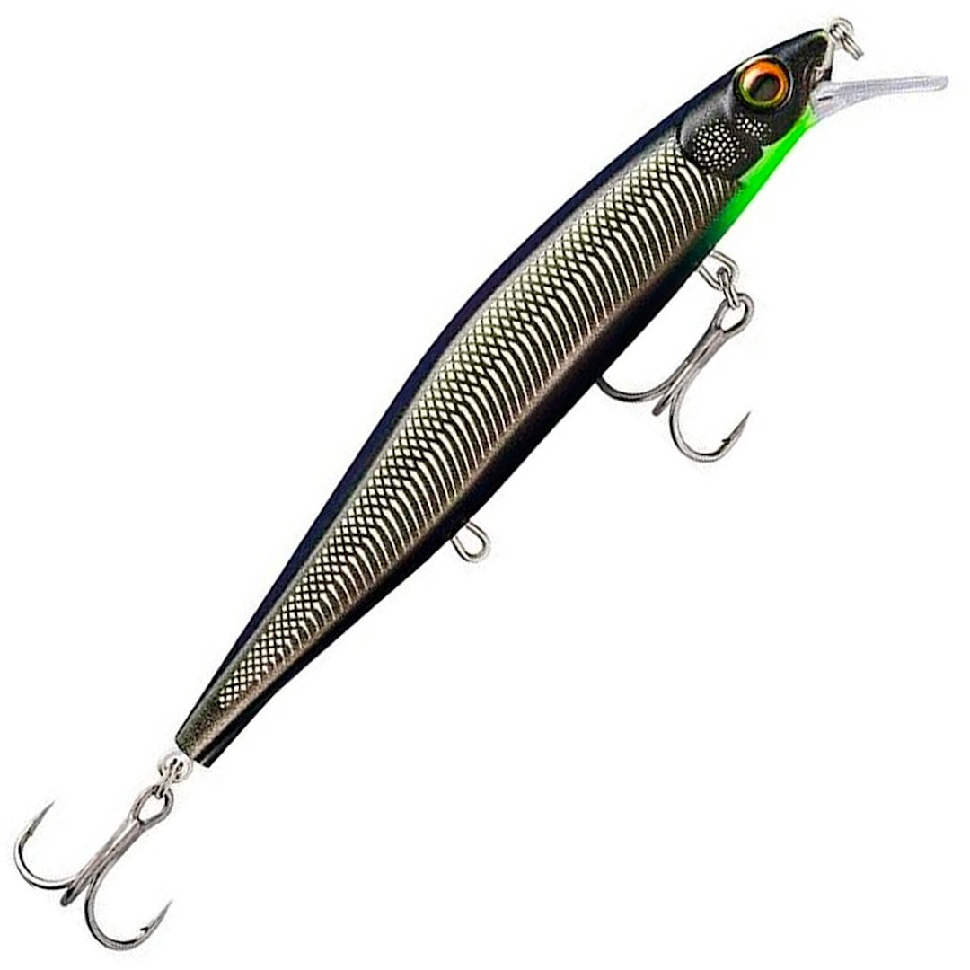 Rapala Precision Xtreme Mavrik Custom 11 cm wobbler Matt Black Green UV - Rapala