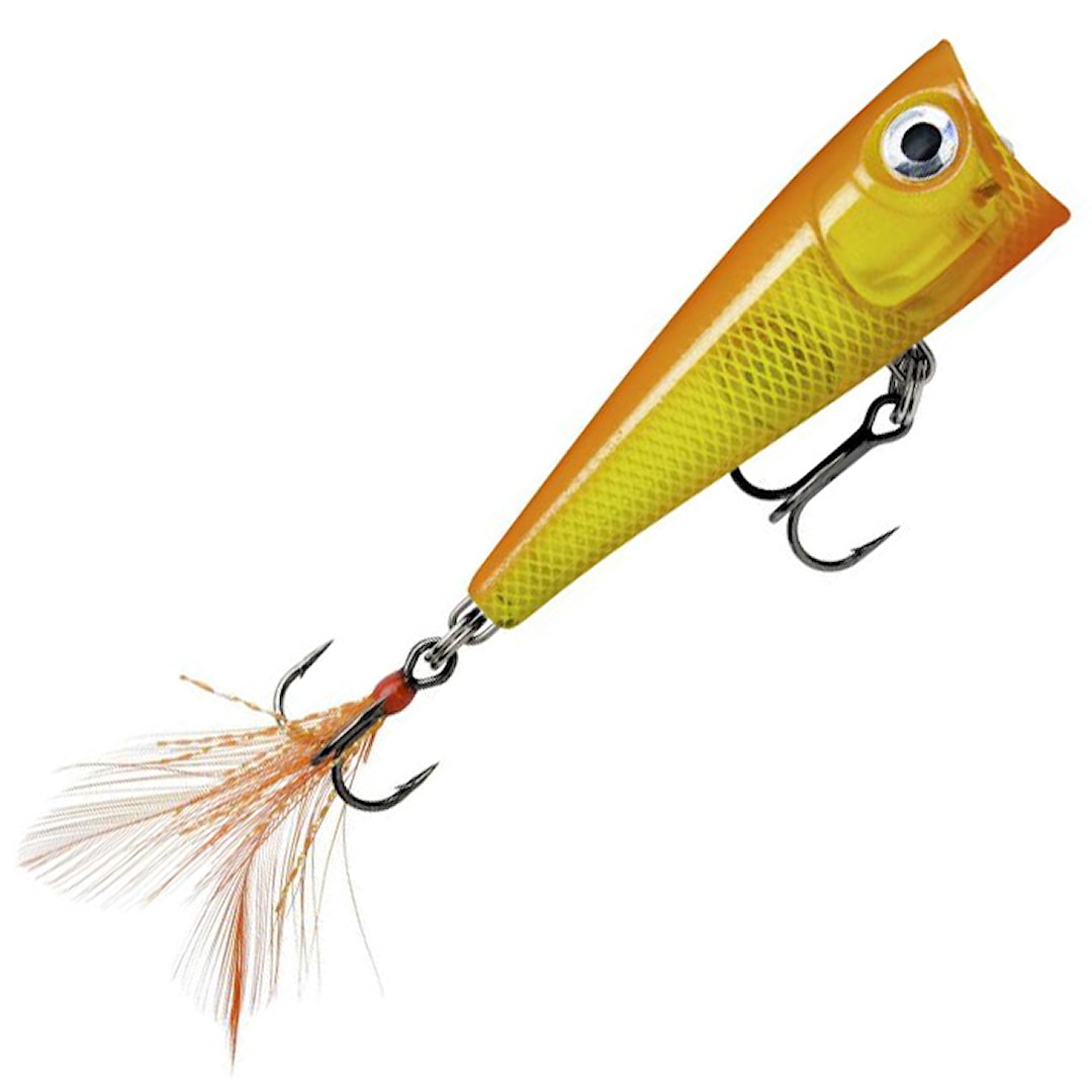 Rapala X-Light Pop 4 cm popper Gold Fluorescent Red - Rapala