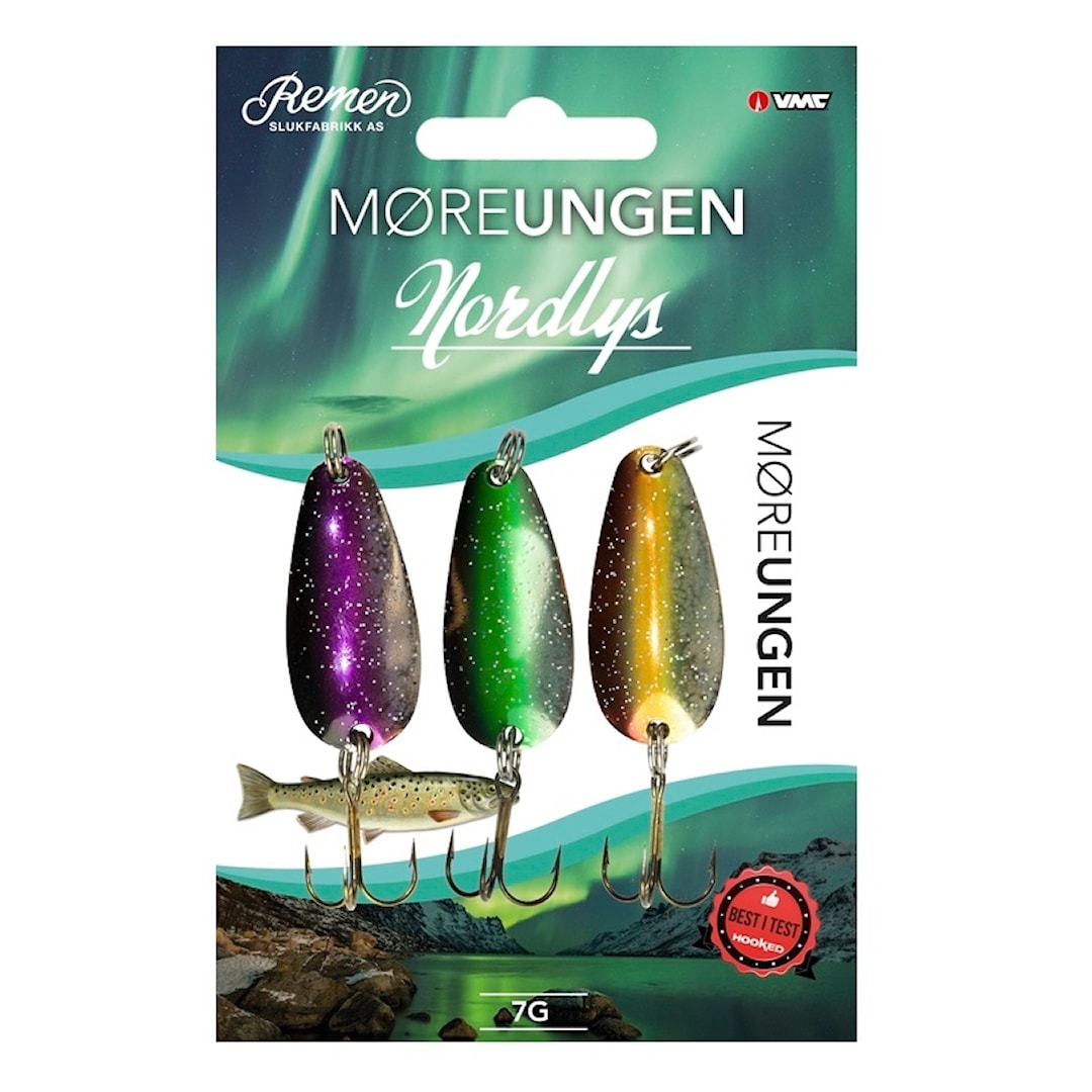 Remen Möreungen Nordlys Best i Test 12 g skeddrag 3 st/pkt - Remen