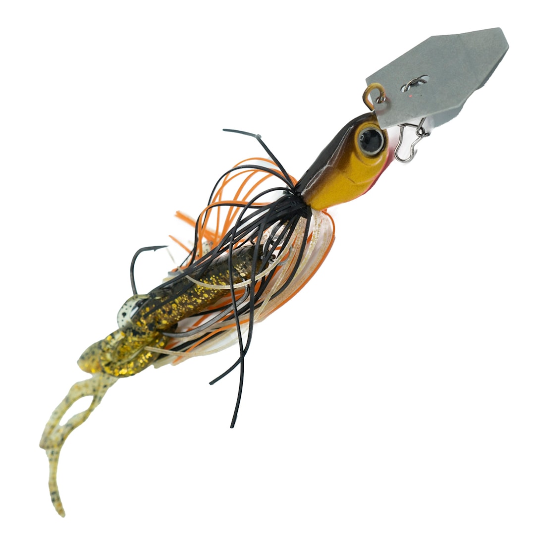 Ruthless Predator Chatterbait 25 g Brown - Ruthless Fishing