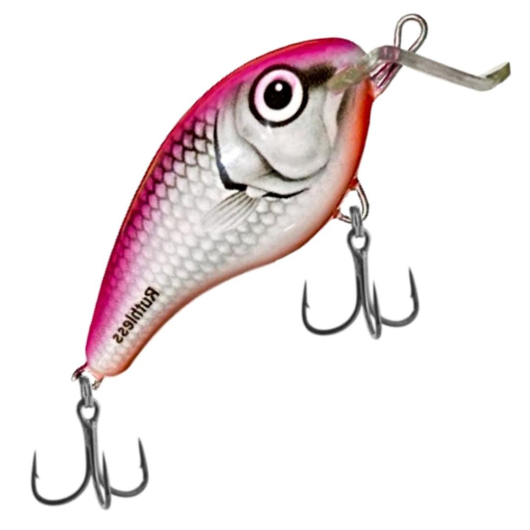 Ruthless Rattlin Crank Shallow 6,5 cm wobbler Pink - Ruthless Fishing