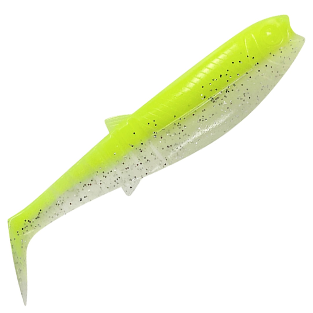 Savage Gear Cannibal Shad 17,5 cm 2 st/pkt Green Pearl Yellow - Savage Gear