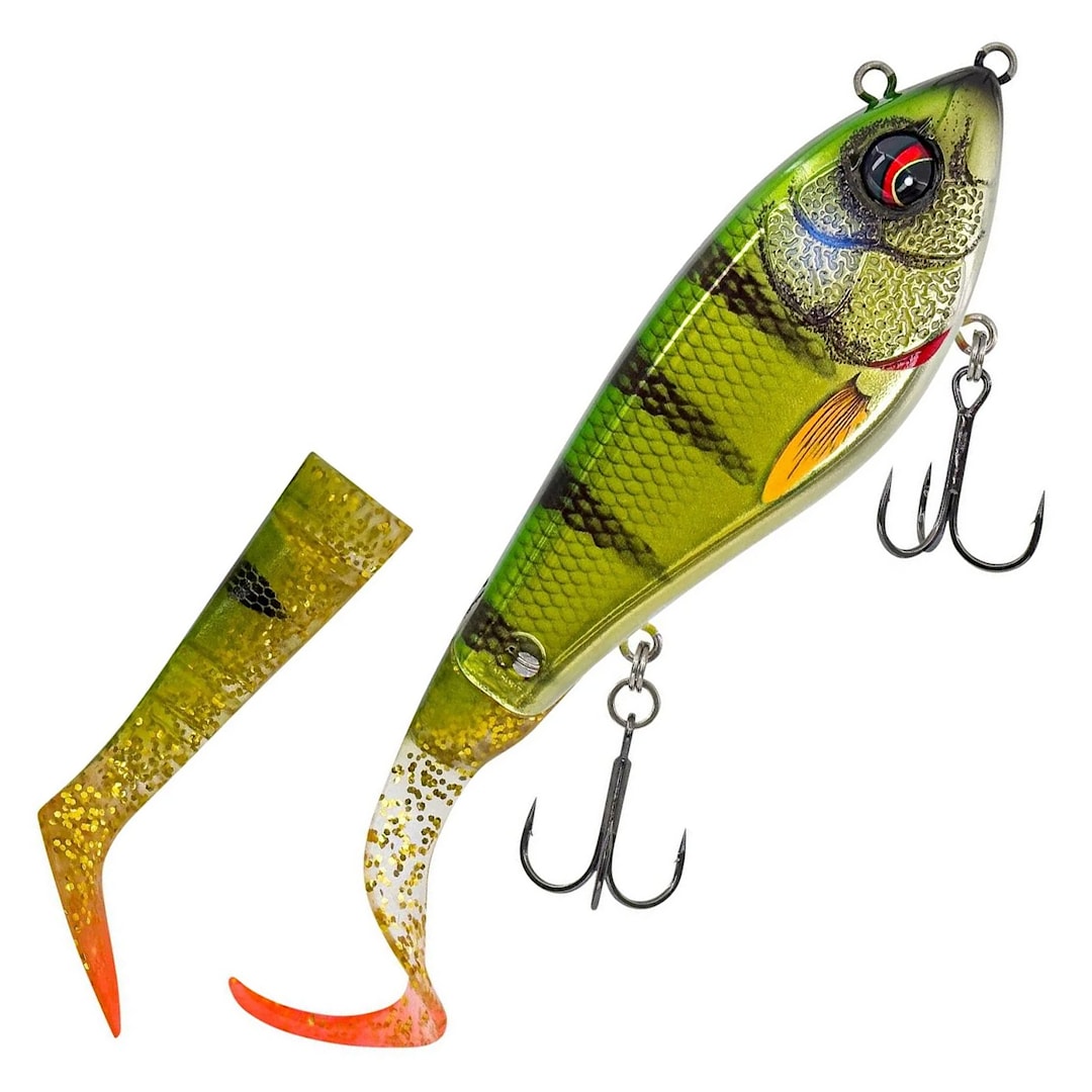 Savage Gear Deviator Tail 16,5 cm jerkbait Chrome Perch - Savage Gear