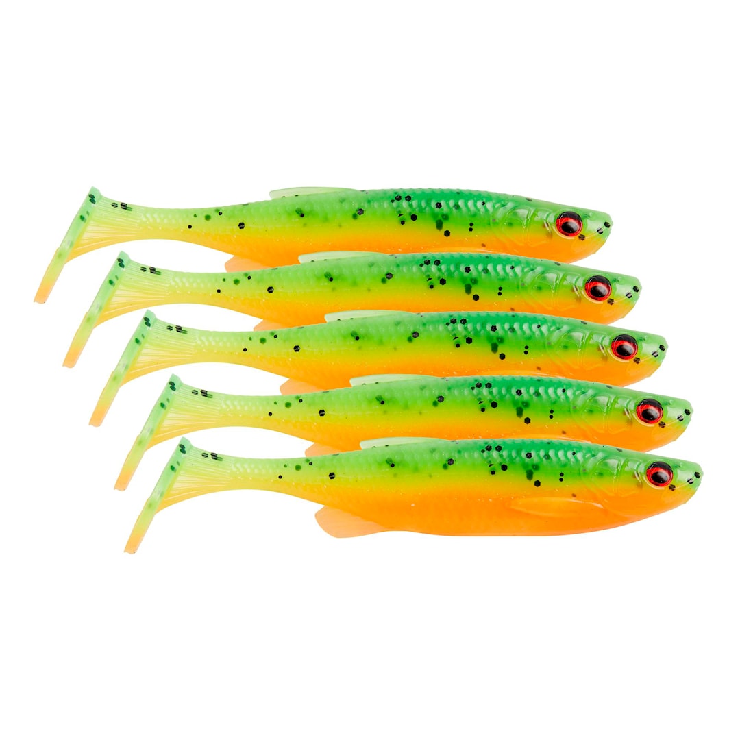Savage Gear Fat Minnow T-Tail 13 cm jigg 5 st/pkt Firecracker - Savage Gear