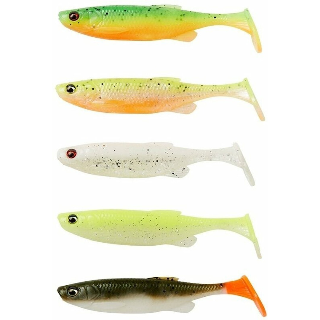 Savage Gear Fat Minnow T-Tail 7,5 cm jigi Dark Water Mix 5 kpl/pkt - Savage Gear