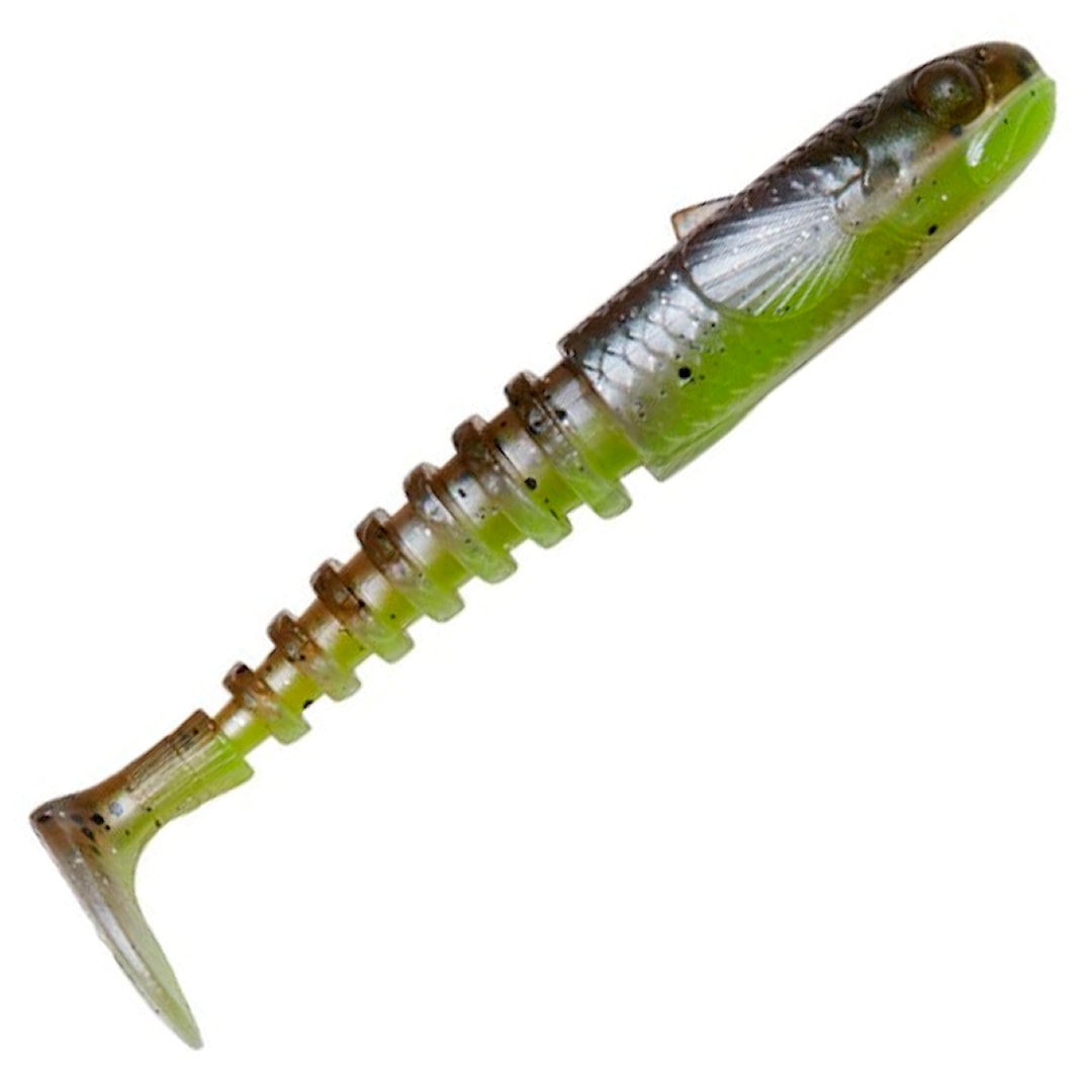 Savage Gear Gobster Shad 11 cm jigg 5 st/pkt Green Pearl Yellow - Savage Gear